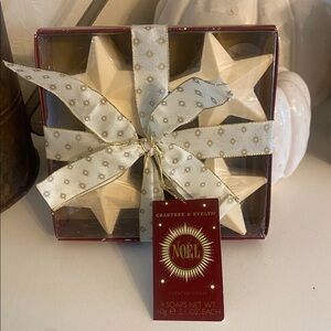 Crabtree & Evelyn Noel  Scented Soaps Set of 4 NIB